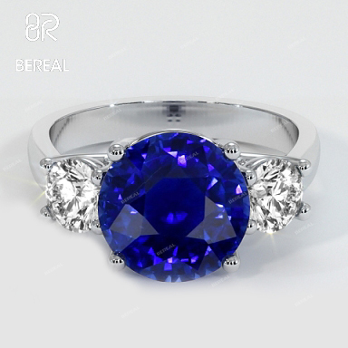 Three Stone Round Cut