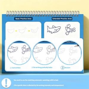 Cahier d'exercices de calligraphie <span class=keywords><strong>pour</strong></span> enfants en <span class=keywords><strong>anglais</strong></span>, modèle de peinture de <span class=keywords><strong>base</strong></span>, livre d'images magique - Product Image 4