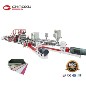 ABS PC PE PS Plastic Sheets Extruder Machine Luggage Production Line For Sale