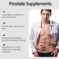 Complément Herbal de Soutien de la Prostate pour Hommes - Gouttes Liquides aux Ingrédients Doux pour la Santé du Système Urinaire et du Contrôle de la Vessie