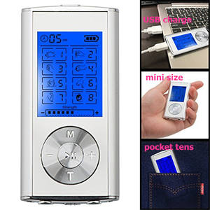 Vente chaude 8 modes soulagement de la douleur muscle relax dizaines mini masseur - Product Image 4