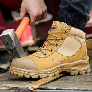 Botas <span class=keywords><strong>Zapatos</strong></span> de protección laboral con cremallera lateral Smash A prueba de pinchazos Antideslizante Botas de senderismo de trabajo resistentes al desgaste - Product Image 5