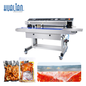 FRP-1120WH Hualian Horizontal Nitrogênio Gás Flushing Impressão Contínua Banda Máquina Seladora para Snack Nut Seafood - Product Image 3