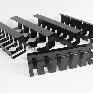 Organisateur de câbles sous le <span class=keywords><strong>bureau</strong></span> avec 3 trous ovales, plateau de <span class=keywords><strong>rangement</strong></span> pour câbles de <span class=keywords><strong>bureau</strong></span> - Product Image 3