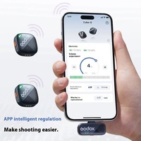 Godox Cube SC/SL 2,4GHz USB Kabelloses Bändchenmikrofon Geräuschunterdrückend Leichtgewichtig für Interviews Vlogging Live-Streaming