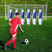 Gardien de but coup de pied défenseur formation gonflable Football Football factice poinçonnage boxe humain factice