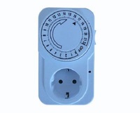 Minuterie numérique Programmable 24 heures minuterie mécanique interrupteur prise de courant