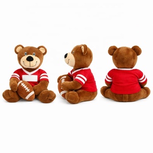 Juguetes de Peluche Deportivos Personalizados, Oso de Peluche de Fútbol Americano, Estilo <span class=keywords><strong>NFL</strong></span>, Fabricante de Peluches Promocionales Personalizados - Product Image 4