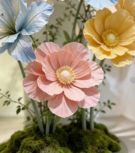 Grande Bouquet <span class=keywords><strong>di</strong></span> Fiori <span class=keywords><strong>di</strong></span> <span class=keywords><strong>Carta</strong></span> |   Composizione <span class=keywords><strong>di</strong></span> Papaveri e Gigli per Decorazioni <span class=keywords><strong>di</strong></span> Matrimoni, Hotel e Ristoranti - Product Image 5
