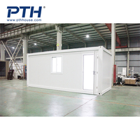 PTH Maison en conteneur de haute qualité Fabricant de maison en conteneur d'habitation à plat de 20 pieds