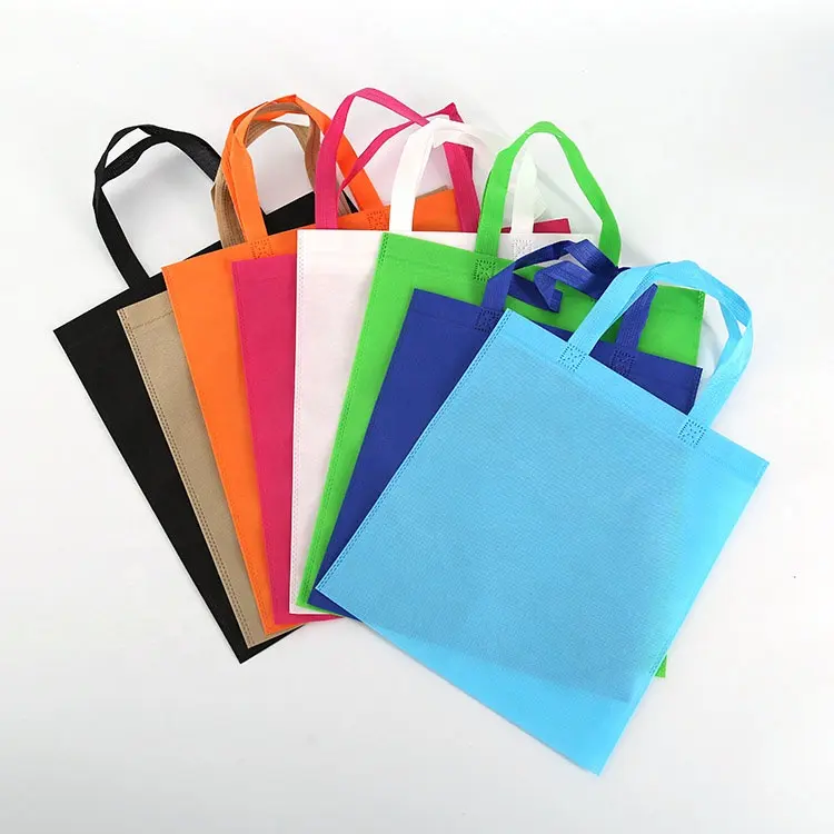 Рекламная ПП дешевая многоразовая Экологически чистая рекламная Сумка-тоут многоразовая Нетканая сумка для покупок с логотипом на заказ