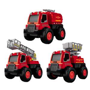Ensemble de mini-véhicules jouets pour enfants : <span class=keywords><strong>Camion</strong></span> malaxeur, <span class=keywords><strong>grue</strong></span>, <span class=keywords><strong>camion</strong></span> à <span class=keywords><strong>benne</strong></span> basculante, <span class=keywords><strong>camion</strong></span>-échelle. Jouets à pousser et à faire rouler pour garçons et filles, jouets de voiture pour enfants de 8 à 12 ans. - Product Image 2