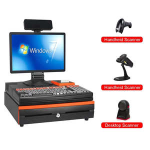 Terminal Punto de Venta Todo en Uno de 15.6 Pulgadas, Dispositivo de Caja Registradora para Supermercado, Sistema POS con Impresora, Escáner y Hardware - Product Image 2