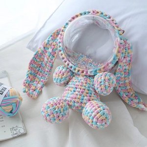 Túi dệt móc tay mềm mại và xinh đẹp và chỉ màu sắc - Product Image 3