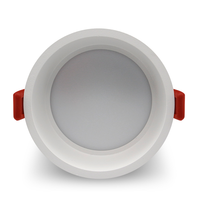 Encastré Anti-éblouissement LED COB Downlight Noir/Blanc Dimmable 85-265V Plafonnier Spot Maison Salon Chambre Éclairage