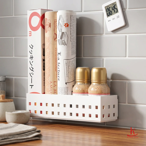 Boîte de rangement de cuisine en plastique de haute qualité à compartiments, prix compétitif, organisateur mural pour assaisonnements - Product Image 2