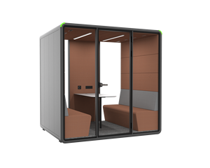 Office Pod China Factory Custom 4 Person <b>Soundproof</b> Meeting Pod Wholesale Movable Acoustic Office Booth For Office Project - Product Image 6