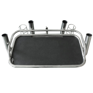 Anshun 304 Porte-canne à pêche en acier inoxydable 316 avec auvent Tube de lance-roquettes <span class=keywords><strong>Bateau</strong></span> Outfitting Marine Superb Rod Holders - Product Image 4