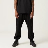 Pantalon de jogging ample en molleton doux et agréable pour la peau avec cordon de serrage – Essentiels décontractés pour hommes