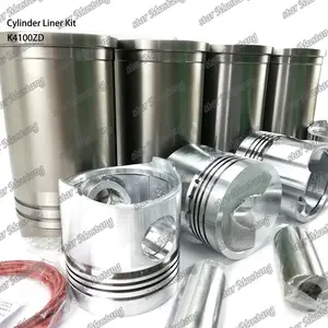 K4100ZD Cylinder Liner Kit Suitable For Weichai Engine Parts