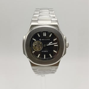 Nouvelle montre de luxe avec mouvement NH38, montres mécaniques à cadran ajouré avec boîtier en saphir, style business - Product Image 5