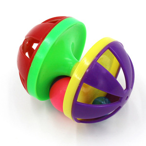 Juguetes para Gatos Interactivos de Colores Aleatorios, Lindos Juguetes de Entrenamiento para Mascotas, Pelota de Plástico con Sonido de Campana - Product Image 4