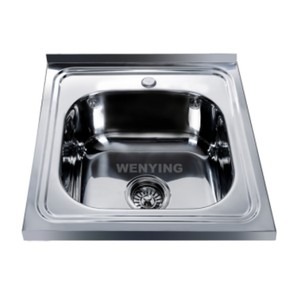 <span class=keywords><strong>Lavello</strong></span> da Cucina Monoblocco in Acciaio Inox Lucidato Plata Home Kitchen, Installazione Soprapiano - Product Image 1