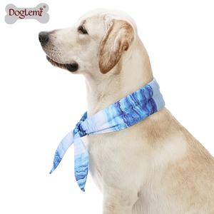 Venta al por mayor personalizado perro Bandana reciclado transpirable poliéster cómodo suave estampado patrón mascota Bandana - Product Image 6