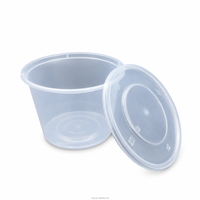 Conteneur alimentaire en PP de 900 ml avec couvercle transparent/blanc, design moderne, pour repas à emporter, stockage de produits de charcuterie, compatible micro-ondes, anti-fuite, sans BPA, recyclable