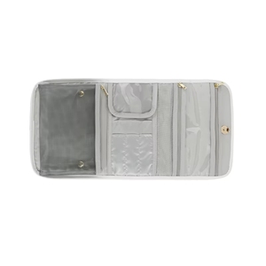 <b>Toiletries</b>, Digital Accessories, Portable Storage for Women Fold Makeup <b>Bag</b>, Leather Cosmetic Organizer for Brushes, - Product Image 5