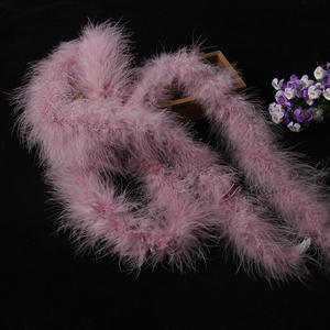 Boa de plumes de dinde blanc blanchi-2M <span class=keywords><strong>pour</strong></span> décor de voile de mariée - Product Image 6