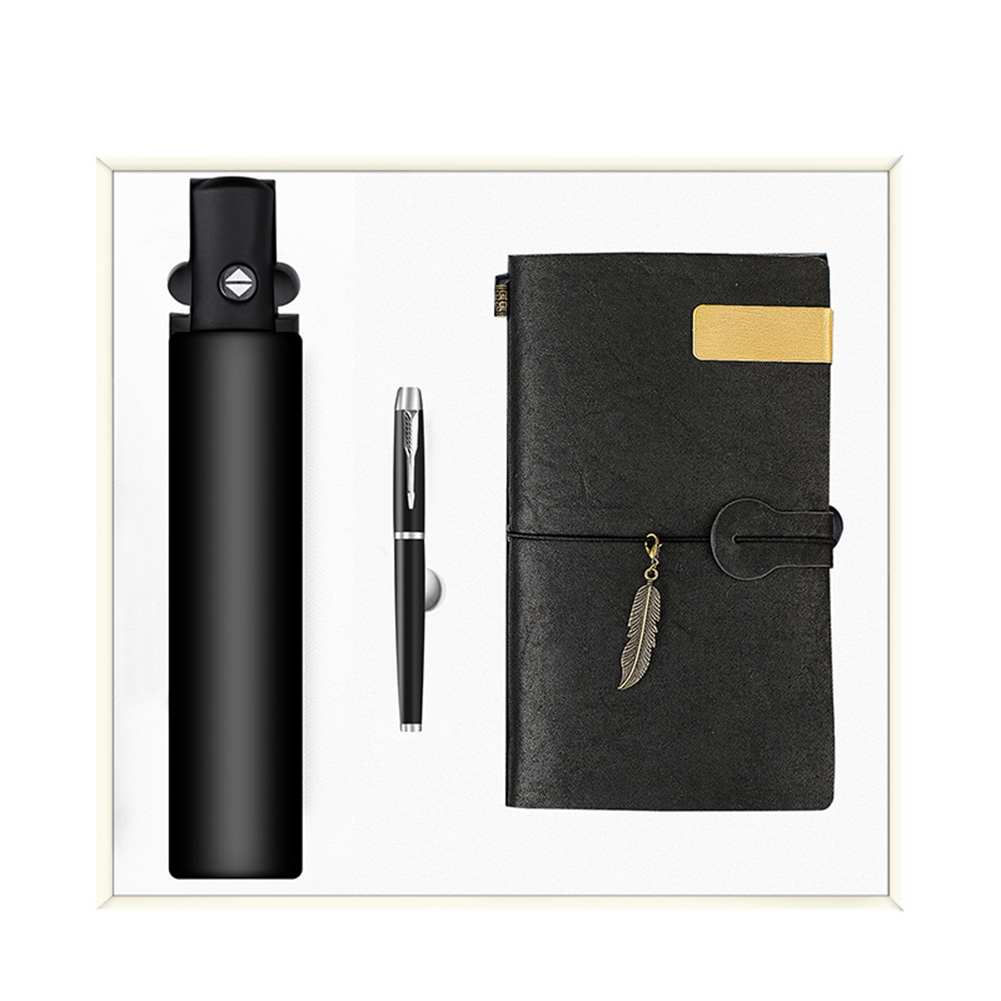 Cahier/stylo/parapluie de Black3sets