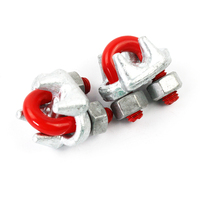 Malleable Steel Wire Rope Clip U Bolt Cable Clamp Galvanized Steel Wire Rope Clips Malleable Iron Wire Rope Clamp for Lifting
