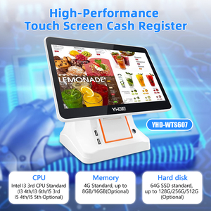 Cao-ổn định 15.6 inch CTP cảm ứng màn hình Màn hình máy POS Tiền mặt đăng ký cho bán lẻ, nhà hàng & siêu thị - Product Image 5