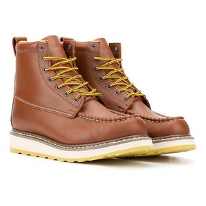 Bottes de travail pour hommes <span class=keywords><strong>DieHard</strong></span> 84994, en cuir pleine fleur, 6 pouces, à bout souple, à lacets, résistantes à l'huile et antidérapantes, semelle compensée, modèle Moc Toe 84994 - Product Image 2