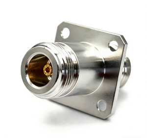 מחבר קואקסיאלי מסוג N-KFKB1, נקבה לנקבה, עם 4 חורים להרכבה על פלאנג, מתאם פינים לתדר גבוה, בסיס למיקרוגל - Product Image 2