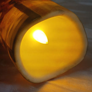 Bougie Pilier à Trois Mèches en Fil de Cuivre <span class=keywords><strong>El</strong></span> <span class=keywords><strong>Greco</strong></span> Art Chrétien LED 3PCS Design Sacré Renaissance Personnalisé Sans Flamme Télécommande Décoration - Product Image 4