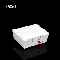 Hoge Kwaliteit Logo Gedrukt Custom Rechthoek Papier Voedsel Takeaway Dozen Voor Lunch Sushi Verpakking En Te Gaan Papier Afhalen Container