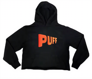 Sudadera con Capucha y Estampado Puff, Unisex, Oversize, de Algodón French Terry, Estilo Casual Urbano, con Logotipo Frontal y Diseño Personalizado - Product Image 2