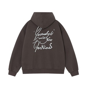 <b>Black</b> Zip Up Hooded Sweatshirt <b>Men</b> Cotton Blend Fleece Hoodie Streetwear Track Top for Autumn - Product Image 2
