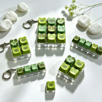 Pendentif Clavier DIY Chat Mignon 9-en-1 avec Éclairage, Fidget Clicker, Porte-clés, Bouton de Décompression, Keycaps et Testeur de Switch