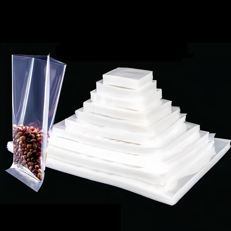 Customized Printed Vacuum Food Bags Rice Sealer Storage Clear Plastic Embossed Aluminum Snack Nuts Nylon/Pe 20*30 Vacuum Bag