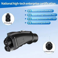 Nouvel adaptateur EV CCS1 vers CHAdeMO avec compatibilité supérieure J1772, transfert rapide, sécurité renforcée, certifié CE IP54 pour les distributeurs
