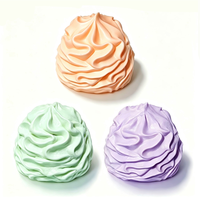 Jouet sensoriel TPR Vaseline Squishy doux en forme de tourbillon, à remontée lente, compressible, tactile et apaisant