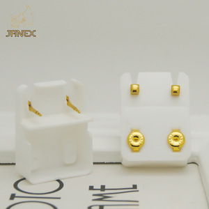 Janex – Boucles d'oreilles plaquées or hypoallergéniques en acier inoxydable chirurgical 316, assortiment de boules, pour enfants et femmes, cadeau de fête - Product Image 6