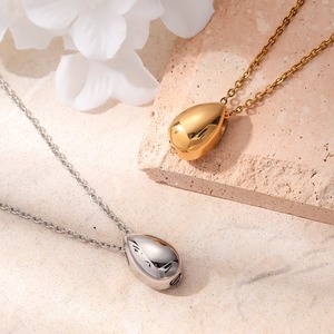 Collier goutte d'eau étanche pour cendres, pendentif urne en acier inoxydable, bijou commémoratif, porte-cendres, souvenir - Product Image 2