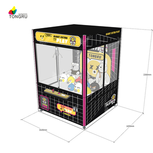 Mini đồng tiền hoạt động Arcade Đồ chơi Trò chơi phòng Claw cần cẩu máy đồ chơi sang trọng Catcher giải thưởng Máy bán hàng tự động giải trí chức năng Kim loại - Product Image 5