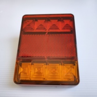 Nouveau feu arrière universel 3-en-1 haute luminosité 8 LED pour semi-remorque, véhicule, bateau, camion