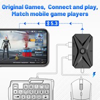 Adaptador de Teclado y Ratón Inalámbrico Gamwing M1 Pro BT para Juegos Móviles en Teléfonos/Tabletas Android con Función de Apuntar y Disparar