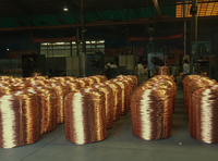 Cable de Cobre Rojo T2 C11000, Alambre de Cobre Puro Electrolítico, Conductor de Cobre Puro para Cableado, Bobinado de Motores y Puesta a Tierra